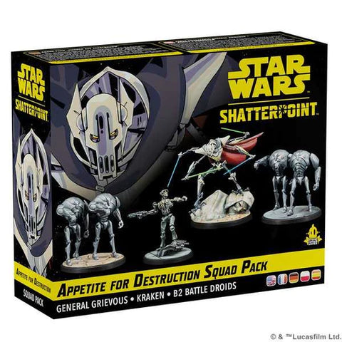 Star Wars Shatterpoint: Appetite for Destruction (General Grievous) Squad Pack
