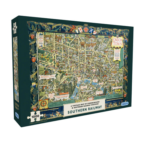 Jigsaw: London Town by Southern Railway (1000 Pieces)