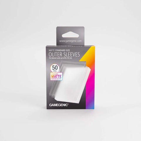 Gamegenic Matte Outer Sleeves Standard Size 69x94 (100 ct.) (expected in stock on 27th May)