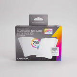 Gamegenic Standard Card Game Value Pack Matte Sleeves (Grey) - Clear (200ct.)