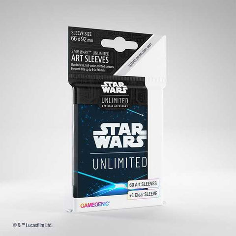Star Wars: Unlimited Art Sleeves - Space Blue (release date 8th March)