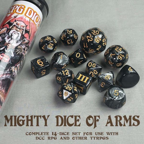 Dungeon Crawl Classics Dice: Mighty Dice Of Arms