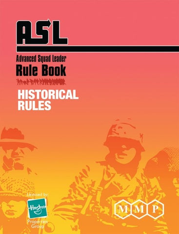 ASL Pocket Historical Rules