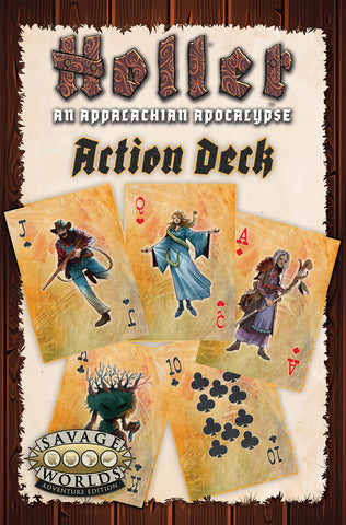 Savage Worlds Holler Action Deck