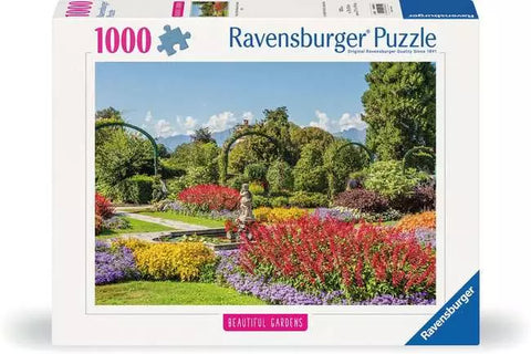 Jigsaw: Beautiful Gardens - Stresa, Italy (1000 Pieces)