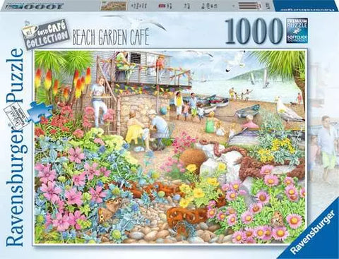 Jigsaw Puzzle Cosy Café No.1, Beach Garden Café - 1000 Pieces