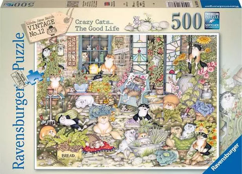Jigsaw: Crazy Cats The Good Life (500pc)