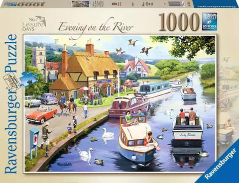 Jigsaw: Leisure Days No.7, Evening on the River (1000pc)