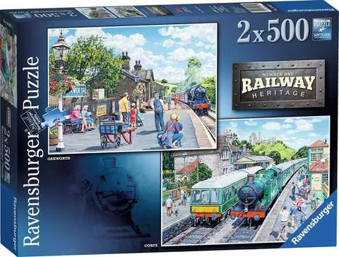2 Jigsaws: Railway Heritage (2 x 500pc)