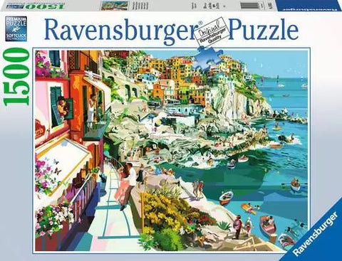 Jigsaw Puzzle Romance in Cinque Terre - 1500 Pieces