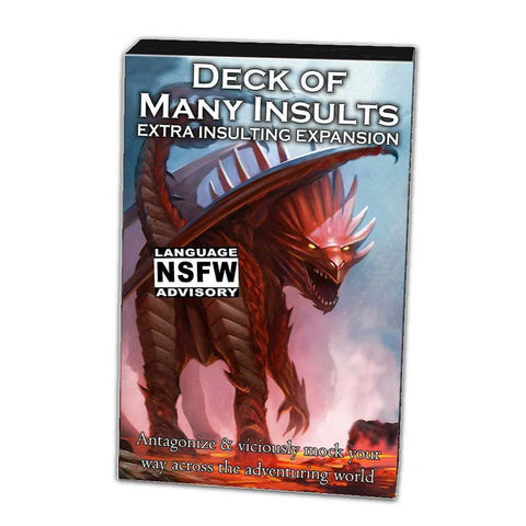 Deck of Many Insults: Extra Insulting Expansion (expected in stock on 17th March)