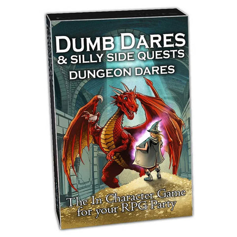 Dungeon Dares Pack: Dumb Dares & Silly Side Quests - The In Character game for your RPG Party (expected in stock on 17th March)