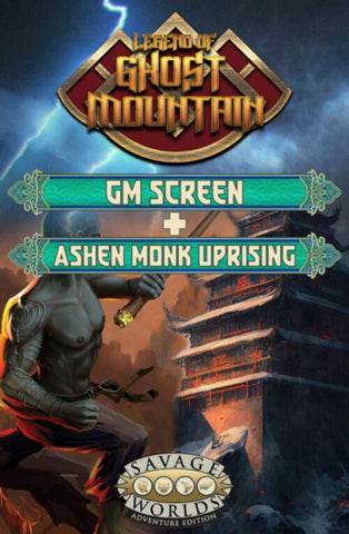 Savage Worlds Legend of Ghost Mountain GM Screen with Adventure