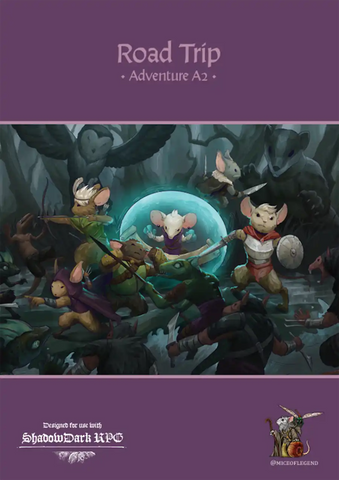 Mice of Legend: Adventure A2: Road Trip – Shadowdark Edition