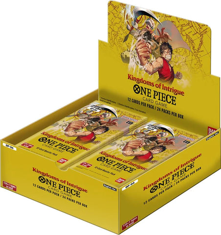 One Piece Card Game: Booster Box (24 Boosters) - Kingdoms Of Intrigue [OP-04]