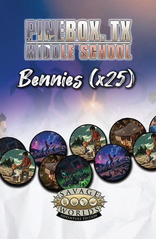 Savage Worlds Pinebox Middle School Bennies
