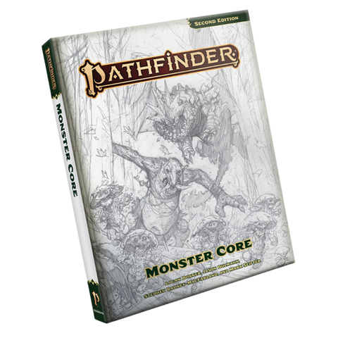 Pathfinder RPG Second Edition: Monster Core Sketch Cover (expected in stock on 3rd May)