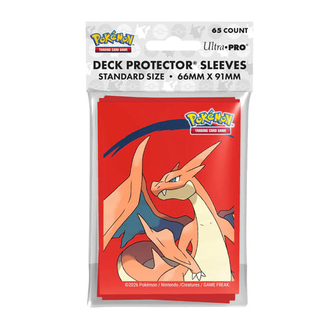 Pokemon: Mega Charizard Y 65ct Deck Protectors Sleeves (expected in stock on 23rd June)