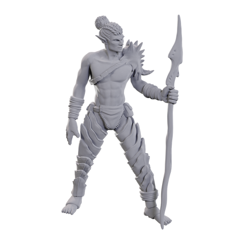 WZK90109 D&D Nolzur's Marvelous Miniatures: Sea Elf Leader (W23) (expected in stock on 27th June)
