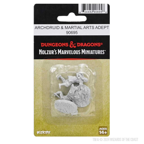WZK90695 Archdruid & Martial Arts Adept - D&D Nolzur's Marvelous Miniatures (W24) (expected in stock on 7th July)