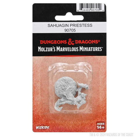 WZK90705 Sahuagin Priestess - D&D Nolzur's Marvelous Miniatures (W24) (expected in stock on 7th July)