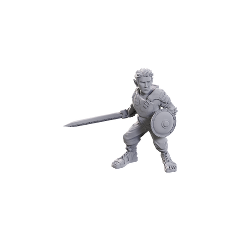 WZK90724: Orym, of the Air Ashari & Fresh Cut Grass: Critical Role Unpainted Miniatures (W23)