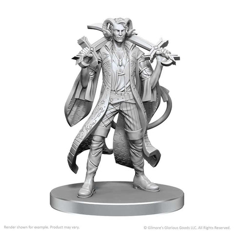 WZK90790 Mollymauk Tealeaf & Caduceus Clay: Critical Role Unpainted Miniatures (W26) (expected in stock on 23rd June)