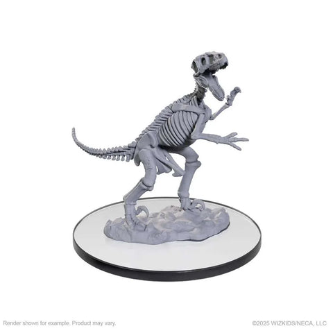 WZK90794 Skeletal Raptor: WizKids Deep Cuts Unpainted Miniatures (W26) (expected in stock on 23rd June)