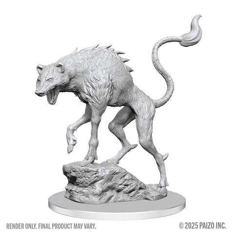 WZK90818 Leucrotta: Pathfinder Battles Deep Cuts Unpainted Miniatures (Wave 28)