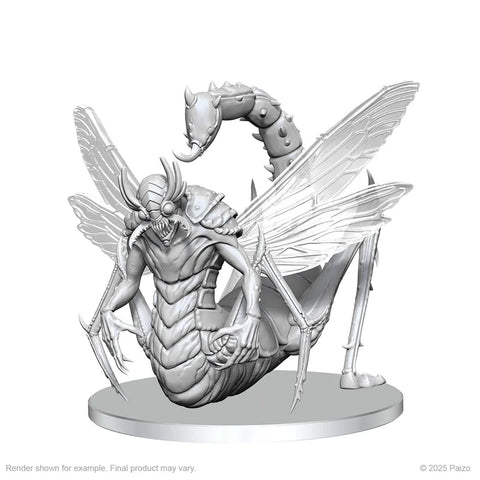 WZK90846 Derakni (Locust Demon): Pathfinder Deep Cuts Unpainted Miniatures (expected in stock on 23rd June)