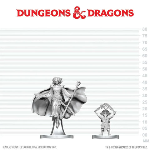 WZK90889 Gnome Warlock & Aasimar Wizard: D&D Nolzur's Marvelous Miniatures (W29)