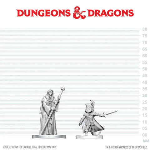 WZK90890 Cultist of Bhaal & Cultist of Myrkul: D&D Nolzur's Marvelous Miniatures (W29)