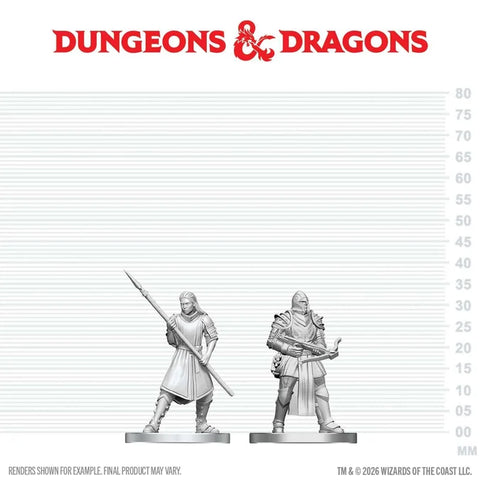WZK90894 Town Guards: D&D Nolzur's Marvelous Miniatures (W29)