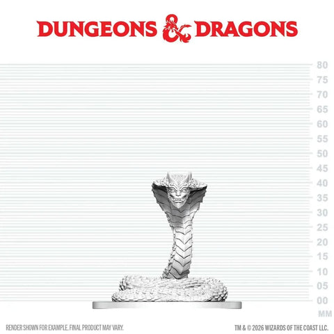 WZK90897 Guardian Naga: D&D Nolzur's Marvelous Miniatures (W29)