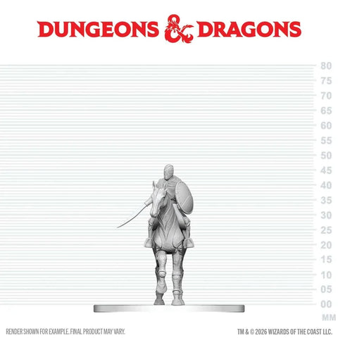 WZK90899 Nimblewright Steed with Rider: D&D Nolzur's Marvelous Miniatures (W29)