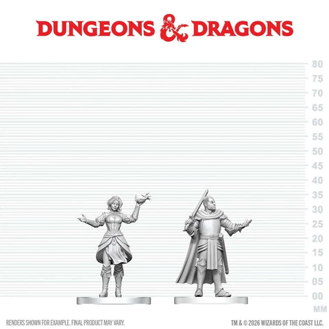 WZK90904 Knight & Mage Apprentice: D&D Nolzur's Marvelous Miniatures (W29)