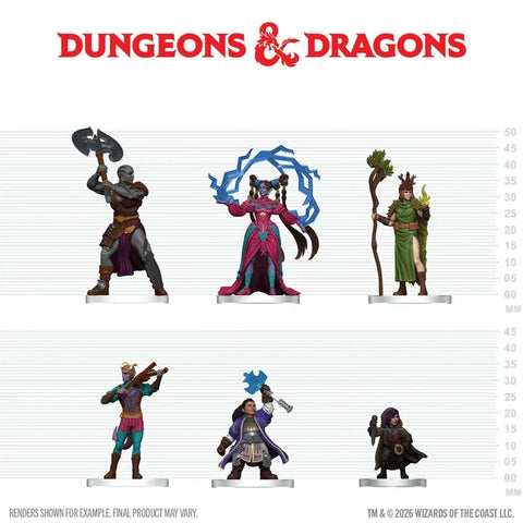 D&D Icons of the Realms: Player's Handbook - Spells & Steel Starter Set (expected in stock on 18th August)