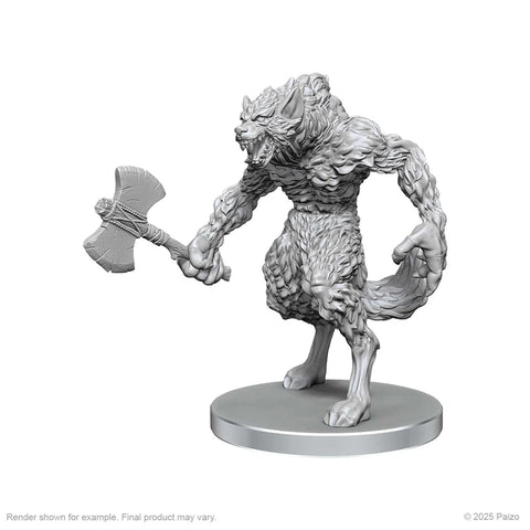 WZK97583 Werewolf & Wereboar: Pathfinder Deep Cuts Unpainted Miniatures (W26)