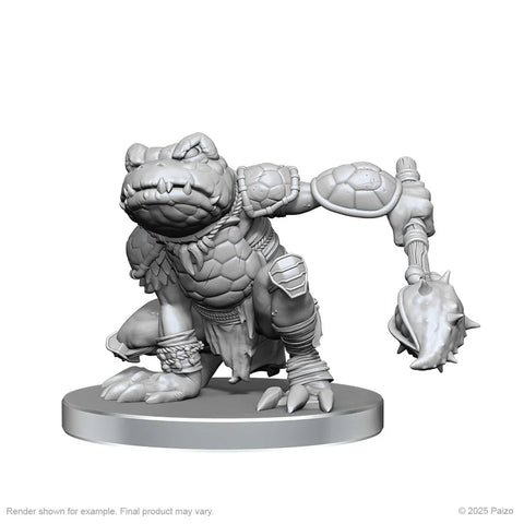 WZK97587 Boggard Scout & Castoroides: Pathfinder Deep Cuts Unpainted Miniatures (W26) (expected in stock on 23rd June)
