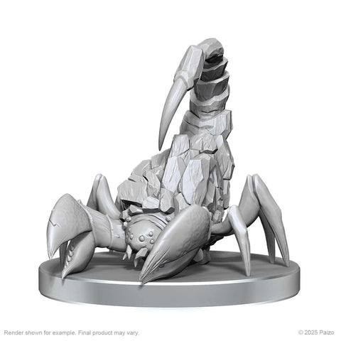 WZK97588 Cave Scorpion & Hunting Spider: Pathfinder Deep Cuts Unpainted Miniatures (W26)