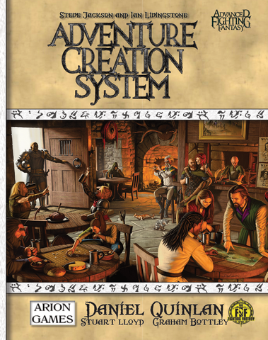 Advanced Fighting Fantasy: Adventure Creation System (hardcover) + complimentary PDF