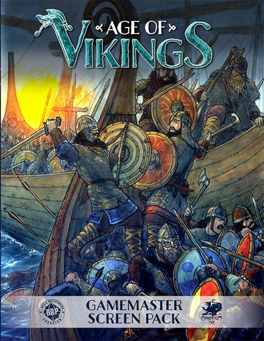 Age of Vikings: Gamemaster Screen Pack + complimentary PDF (release date 28th January)