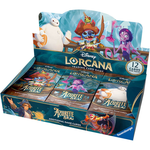 Disney Lorcana - Azurite Sea (Set 6): Booster Box (24 Booster Packs)