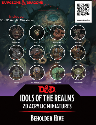 D&D Idols of the Realms: Beholder Hive 2D Set