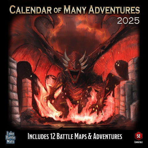 Calendar Of Many Adventures 2025 (expected in stock on 8th October)*