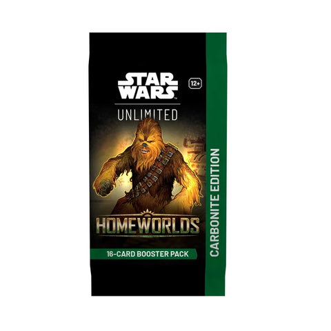 Star Wars Unlimited Homeworlds Set 9 Carbonite Collector Booster