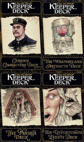 Call of Cthulhu 7th Edition: Keeper Decks 2nd edition