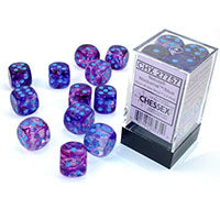 CHX27757 Nebula Nocturnal/Blue 16mm d6 Block (12 d6)