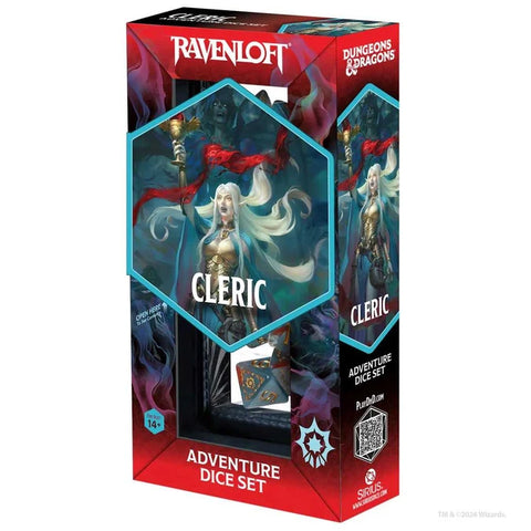 Dungeons & Dragons Adventure Dice Set - Cleric (Light Blue, Red) (expected in stock on 1st September)