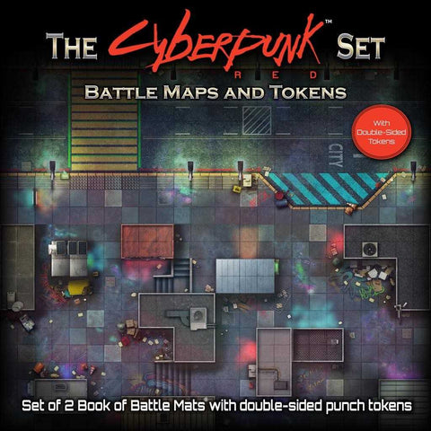 The Cyberpunk Set: Books of Battle Mats & Tokens (expected in stock on 10th February)